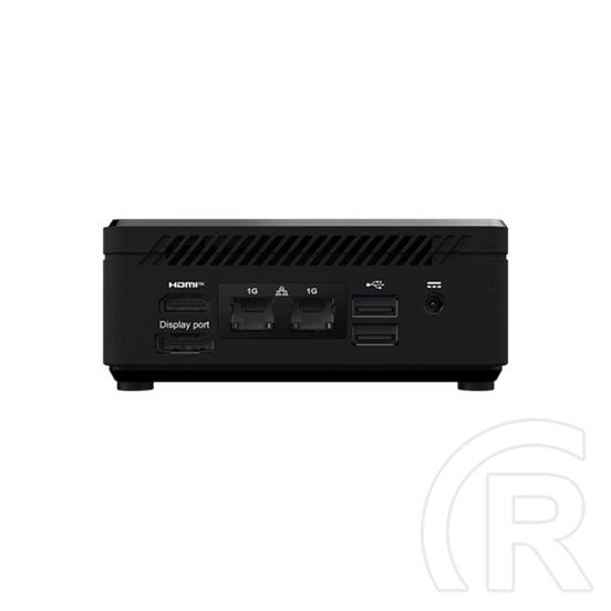 MSI Cubi N ADL-S-225BEU mini PC (Intel N100, M.2 NVMe, 4xUSB, USB-C, HDMI+DP, 2xRJ45, fekete)