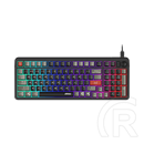 MSI Forge GK110 billentyűzet (HU, membrán, USB 2.0, RGB világítás, 97/98 billentyű, hangerő görgő, 3 állítható szög)
