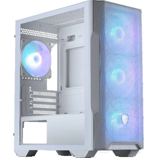 MSI Forge M100R ház (Midi ATX, fekete, 4x120mm ventilátor, táp nélkül)