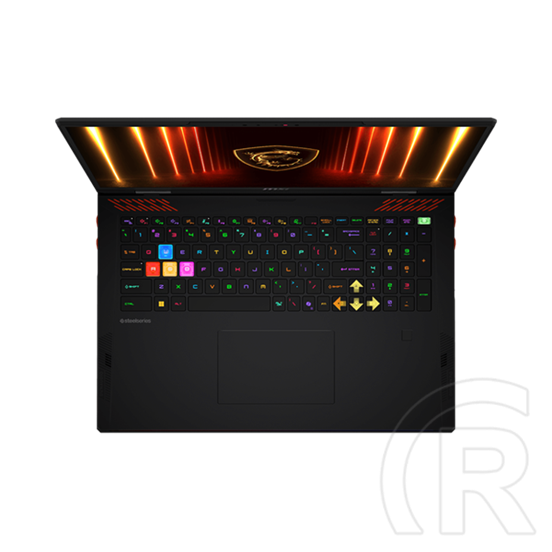 MSI Gaming NB Raider A18 HX A9WJG-063 (18", Ryzen 9 9955HX3D, 64GB, 2TB, RTX 5090 24GB, WIN11H, fekete, angol)
