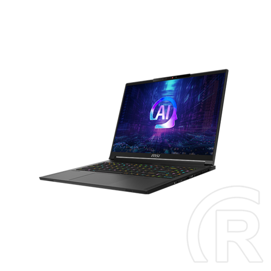 MSI Gaming NB Steal)th A16 AI A3XVFG-258 (16", QHDRyzen AI 9 HX 370, 32GB, 1TB, RTX 4060, Win11H, fekete, angol)