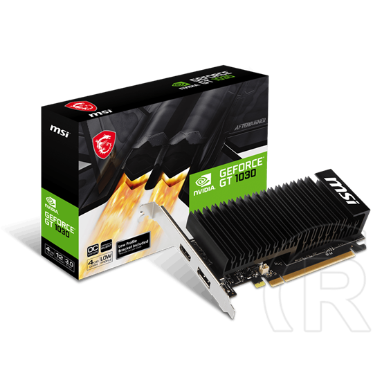 Msi GeForce GT 1030 4GHD4 LP OC VGA (PCIe 3.0, 4 GB DDR4, 64 bit, DP+HDMI)
