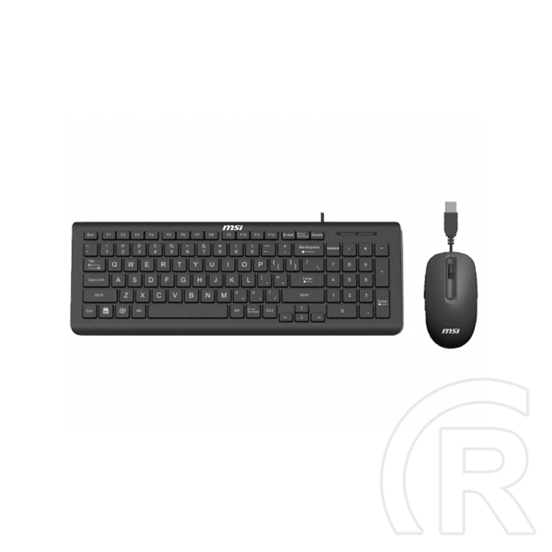 MSI SK9626M billentyűzet és egér (HU, USB, vezetékes, fekete)