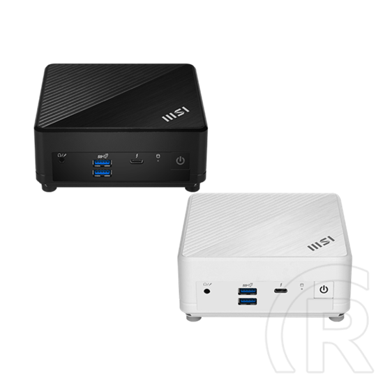 MSI mini PC Cubi 5 (i5-1235U, Iris XE, M.2 NVME, 2,5" SATA, 4xUSB, Thunderbolt 4, HDMI, DP, 2xRJ45, fekete)