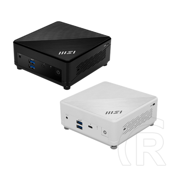 MSI mini PC Cubi 5 (i5-1235U, Iris XE, M.2 NVME, 2,5" SATA, 4xUSB, Thunderbolt 4, HDMI, DP, 2xRJ45, fekete)