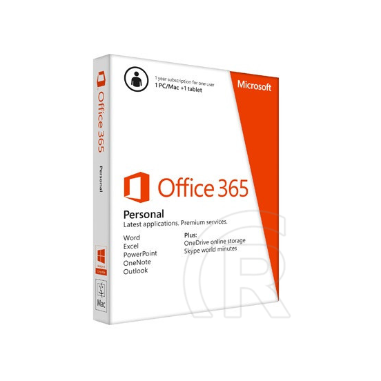 MS Office 365 Personal (eurozone, 1 felh., 1 év, e-licenc)
