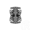 MULTIBRACKETS Flexarm Full Motion dupla fali konzol (40"-70", VESA 400x400, max. 45 kg, fekete)