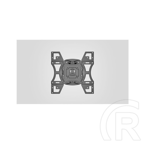 MULTIBRACKETS Flexarm Full Motion dupla fali konzol (40"-70", VESA 400x400, max. 45 kg, fekete)