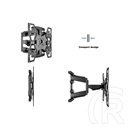 MULTIBRACKETS Flexarm Full Motion dupla fali konzol (40"-70", VESA 400x400, max. 45 kg, fekete)