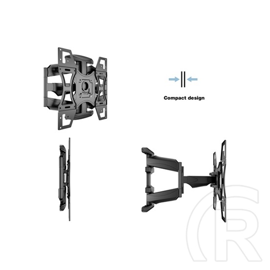 MULTIBRACKETS Flexarm Full Motion dupla fali konzol (40"-70", VESA 400x400, max. 45 kg, fekete)