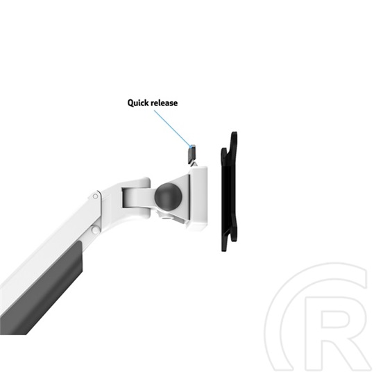 MULTIBRACKETS M gázrugós asztali konzol (15-34", VESA 75x75/100x100, max. 10 kg, fehér)