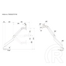 MULTIBRACKETS M gázrugós asztali konzol (15-34", VESA 75x75/100x100, max. 10 kg, fehér)