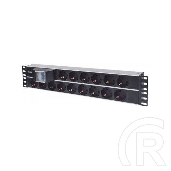 Manhattan Rackmount elosztó (19", 2U, 15 aljzat, 3 m)