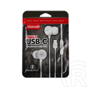 Maxell IN-BAX fülhallgató (USB-C, vezetékes, mikrofon, sztereó, fehér)