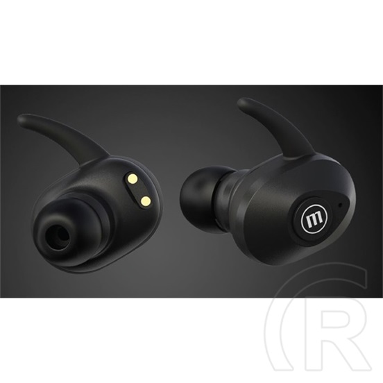 Maxell Mini Duo bluetooth fülhallgató sztereó (v5.0, TWS, mikrofon, fekete)