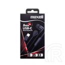 Maxell eb10 bass13 USB-C fülhallgató (in-ear, mikrofon, sztereo, fekete)