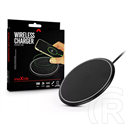 Maxlife MXWC-02 vezeték nélküli töltő (10w, qi, 5v/2a, fekete)
