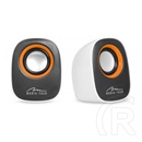 Media-Tech 2.0 IBO hangszóró (USB táp, 6W RMS, 3,5 mm jack, fehér)