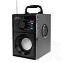 Media-Tech Boombox bluetooth hordozható hangszóró (v2.1, 15W, beépített akku 6 óra üzemidő, microSD, USB, AUX, FM rádió,