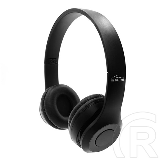 Media-Tech Epsilon bluetooth fejhallgató sztereo (v5.1, mikrofon, összecsukható, FM rádió, MP3 lejátszó, TF 64 GB-ig, 10