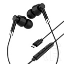 Media-Tech mikrofonos fejhallgató (USB-C, sztereó, vezetékes, fekete)
