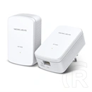 Mercusys MP500 AV1000 powerline adapter (2 db, 1 Gb/s, RJ45 1 db, 300 m, 220-240 V, fehér)