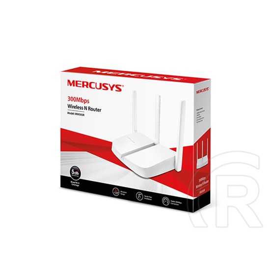 Mercusys MW305R wifi router (N300, 2,4G, 3 x 100 Mbps LAN)