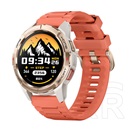Mibro watch gs active okosóra (szilikon szíj, aktivitásmérő, pulzusmérő, gps, 5 atm, vízálló) arany