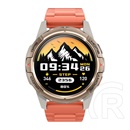 Mibro watch gs active okosóra (szilikon szíj, aktivitásmérő, pulzusmérő, gps, 5 atm, vízálló) arany
