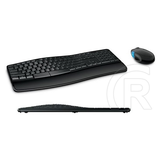 Microsoft Sculpt Comfort Desktop cordless billentyűzet + egér (HU, USB, fekete)