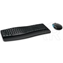 Microsoft Sculpt Comfort Desktop cordless billentyűzet + egér (HU, USB, fekete)