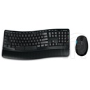 Microsoft Sculpt Comfort Desktop cordless billentyűzet + egér (HU, USB, fekete)