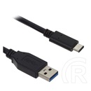 Microsoft USB adat- és töltőkábel (A dugó / C dugó, 1 m, fekete)
