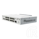 MikroTik CCR2004-16G-2S+PC router (passzív hűtés, 16x 10/100/1000 RJ45, 2x SFP+ 10G, 4GB RAM, fehér)