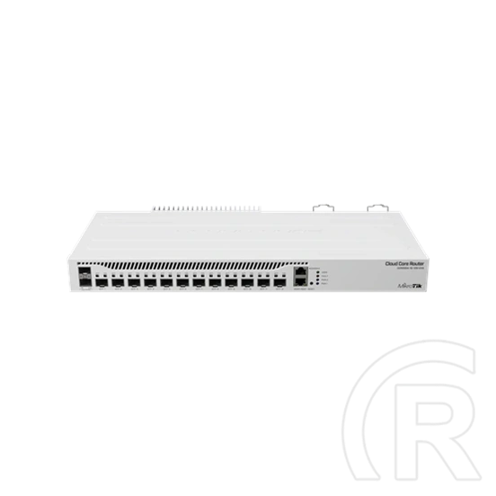 MikroTik CCR2004-1G-12S+2XS router (12x SFP+, 2x SFP28, 1x Gigabit Ethernet, 4 GB RAM, RouterOS, fehér)