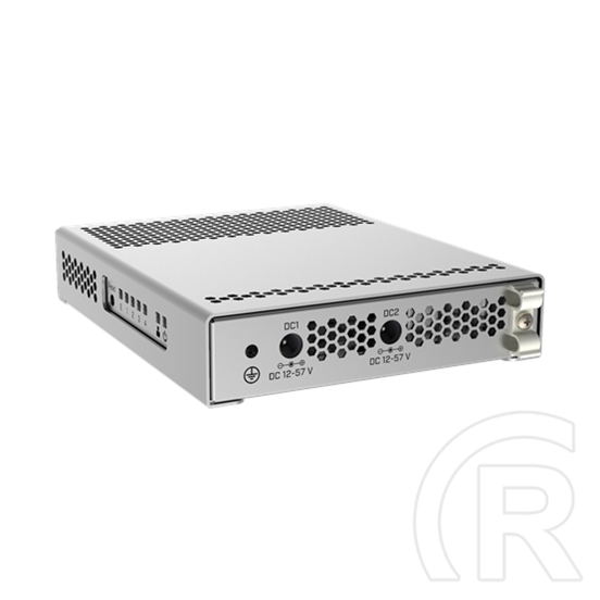 MikroTik CRS305-1G-4S+IN switch (1x 1GbE, 4x 10Gb SFP+, asztali, menedzselhető, webes, 512MB RAM, 16MB flash)