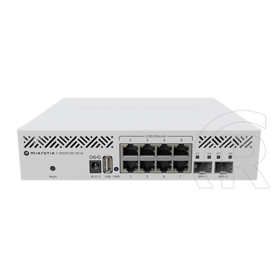 MikroTik CRS310-8G+2S+IN Cloud Router Swicth