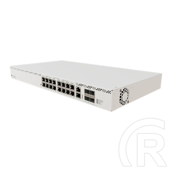 MikroTik CRS320-8P-8B-4S+RM Cloud Router Switch 16-Port Gigabit PoE (16x 1G PoE RJ45, 4x SFP+, PoE max 600W, 1150W dupla