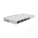 MikroTik CRS326-4C+20G+2Q+R rackbe szerelhető switch (20x 2,5G RJ45, 4x SFP+, 2x QSFP+ 40G)