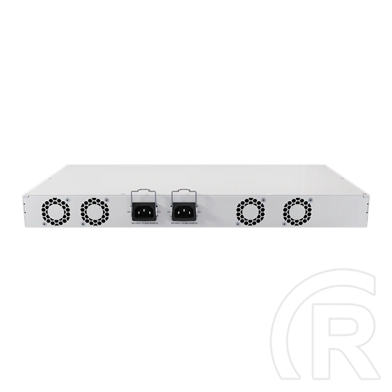 MikroTik CRS418-8P-8G-2S+RM switch (8x Gigabit PoE RJ45, 2x 10G SFP+, 150 W PoE, 2x tápegység, rack)