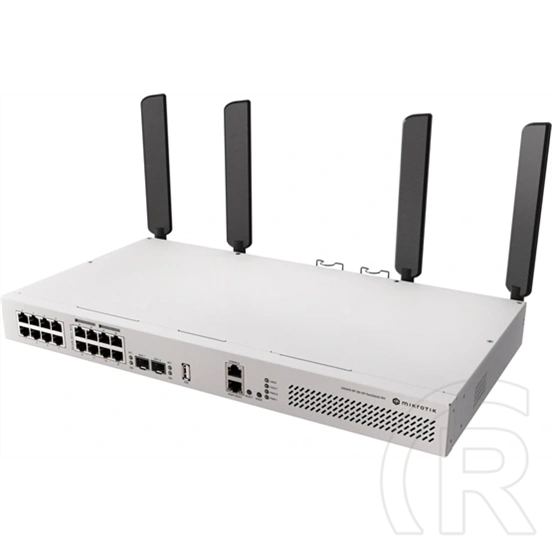 MikroTik CRS418-8P-8G-2S+ Switch (16x Gigabit RJ45, 8x PoE kimenet, 2x 10G SFP+, rack)