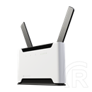 MikroTik Chateau LTE18 router (LTE, Wi-Fi 6, 2,4 GHz és 5 GHz, 4x1000 Mbps LAN + 1x2500 Mbps, 1 GB RAM, 128 MB NAND)