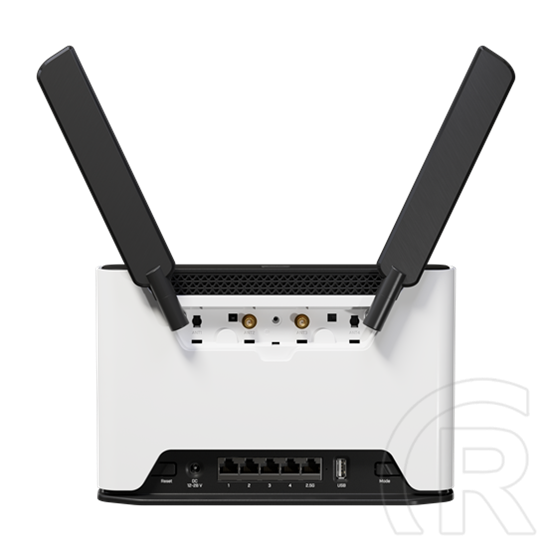 MikroTik Chateau LTE18 router (LTE, Wi-Fi 6, 2,4 GHz és 5 GHz, 4x1000 Mbps LAN + 1x2500 Mbps, 1 GB RAM, 128 MB NAND)