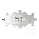 MikroTik DINrail Pro rögzítőkeret (LtAP mini kompatibilis, 35×7,5 mm DIN-sínhez, fém, ezüst)