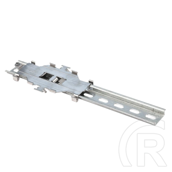 MikroTik DINrail Pro rögzítőkeret (LtAP mini kompatibilis, 35×7,5 mm DIN-sínhez, fém, ezüst)