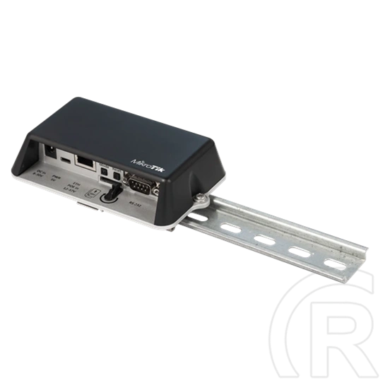 MikroTik DINrail Pro rögzítőkeret (LtAP mini kompatibilis, 35×7,5 mm DIN-sínhez, fém, ezüst)
