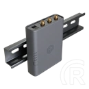 MikroTik KNOT LTE4 ipari gateway (LTE Cat4 150 Mbps, nanoSIM, 1x 1G Ethernet, PoE-in, GNSS, BLE, -40–70°C, IP20)