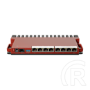 MikroTik L009UiGS-RM vezetékes router (8 x 1000 Mbps LAN, 1 x 2500 Mbps SFP, 512 MB RAM, 128 MB NAND, RouterOS v7, belté