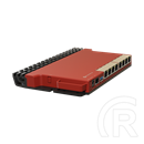 MikroTik L009UiGS-RM vezetékes router (8 x 1000 Mbps LAN, 1 x 2500 Mbps SFP, 512 MB RAM, 128 MB NAND, RouterOS v7, belté