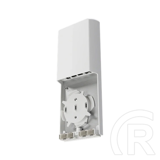 MikroTik Media konverter FTC11XG (IP55, 1x10GbE RJ45, 1x1GbE RJ45, 1xSFP+, PoE-IN, DC jack, passzív hűtés, 10 W, 48V ada
